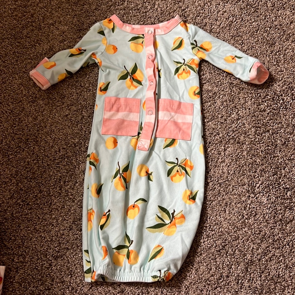 Sweet Honey NB gown. Worn 1 time.